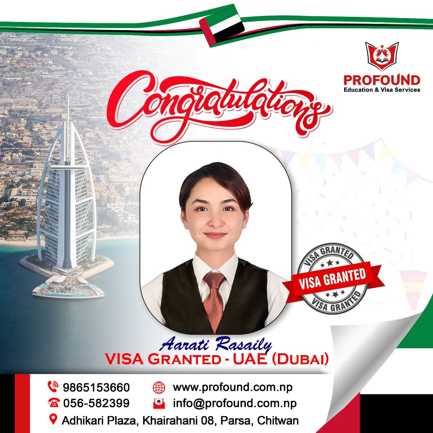 UAE VISA Success